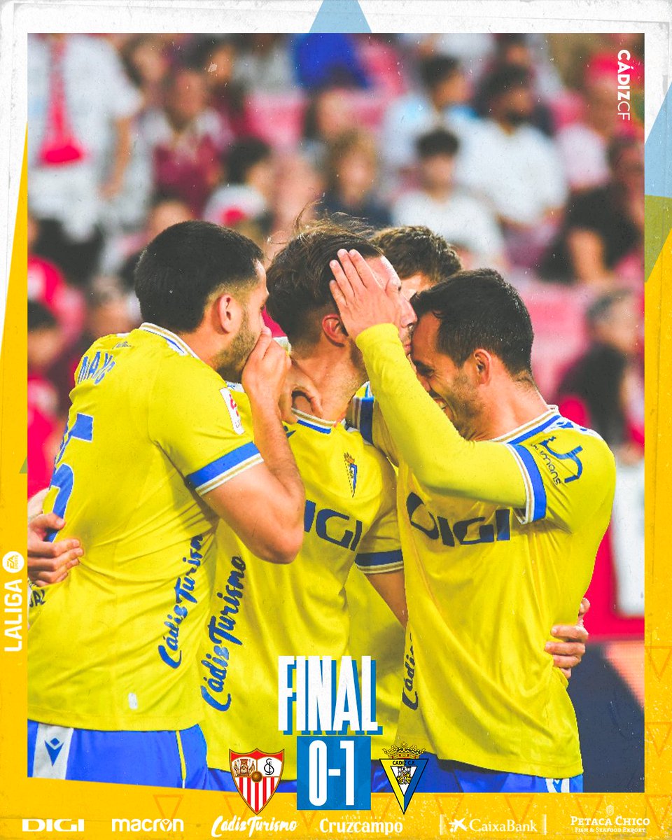 🔴💛 #SevillaFCCádiz #LALIGAEASPORTS

0-1 | FINAAAAALLLLLLLLLLLL FINAAAAAAAAALLLLLLLLLLLLL

⚽️ Sergiiiiiii Guardiolaaaaaaaaa

¡𝐇𝐀𝐒𝐓𝐀𝐀𝐀𝐀𝐀 𝐄𝐋 𝐅𝐈𝐍𝐀𝐀𝐀𝐀𝐀𝐀𝐀𝐀𝐀𝐋𝐋𝐋𝐋𝐋!
¡𝐒𝐈́ 𝐒𝐄 𝐏𝐔𝐄𝐃𝐄!