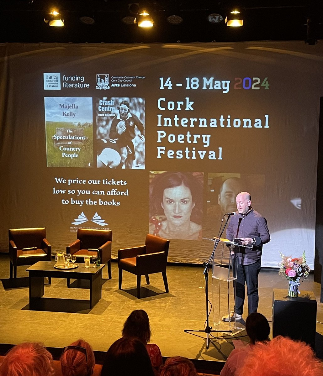 “There was a world / tangled in my throat, / a tight singularity / that exploded / when words cut the container.”
From David McLoghlin’s ‘Crash Centre,’ “Talking About It’.