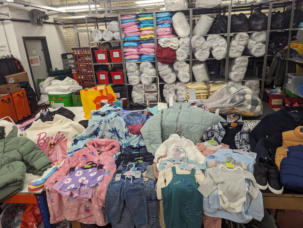 This isn’t just any donation, this is a Marksy’s donation’….. We recently received a wonderful donation of new clothing from the generous team over at @marksandspencer on Market Street. So many gorgeous items. What a treat. Thanks guys #Manchester #Salford #Poverty