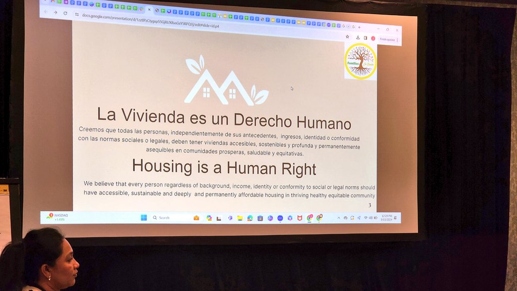 UPLAN_USA's tweet image. 🏠 At #UPLAN2024, “Equity in the Valley” by @FEA_2021 breaks the mold! Presented in Spanish with English interpretation, instead of the other way around, it’s a fresh take on advocacy for affordable and safe housing. Celebrating #LanguageJustice &amp;amp; equity in action! #HousingEquity