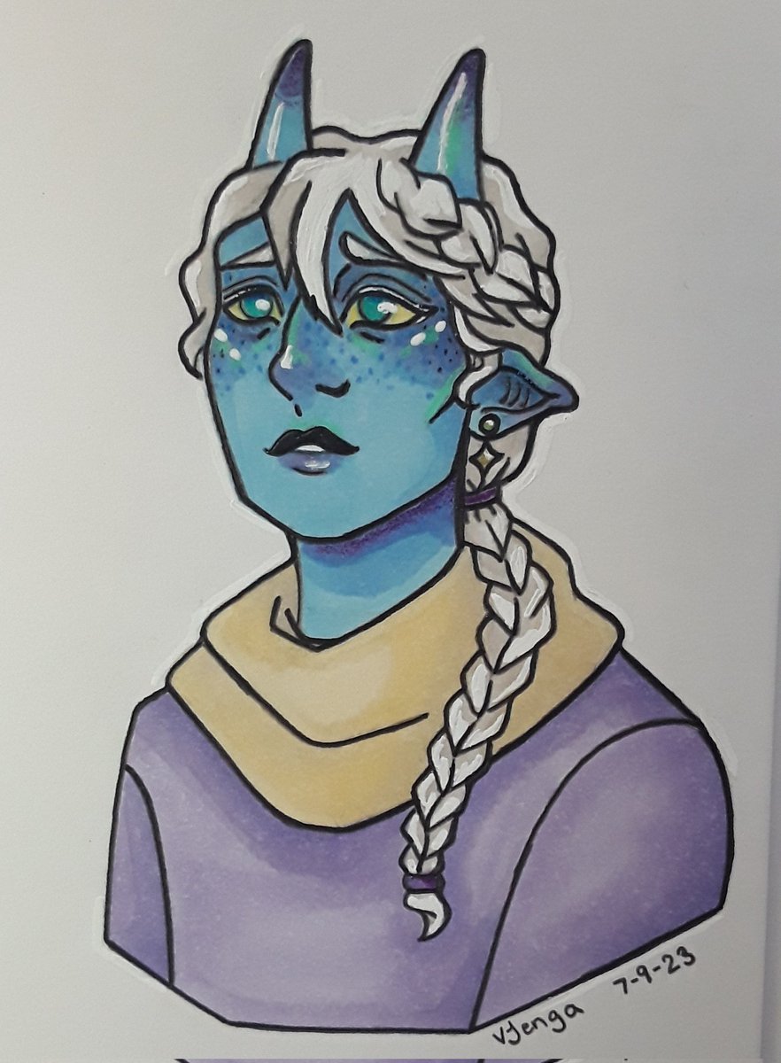 WreathInLaurels's tweet image. SHARE YOUR ORIGINAL ART 😊💙
~
Feat. an older piece vs a newer one