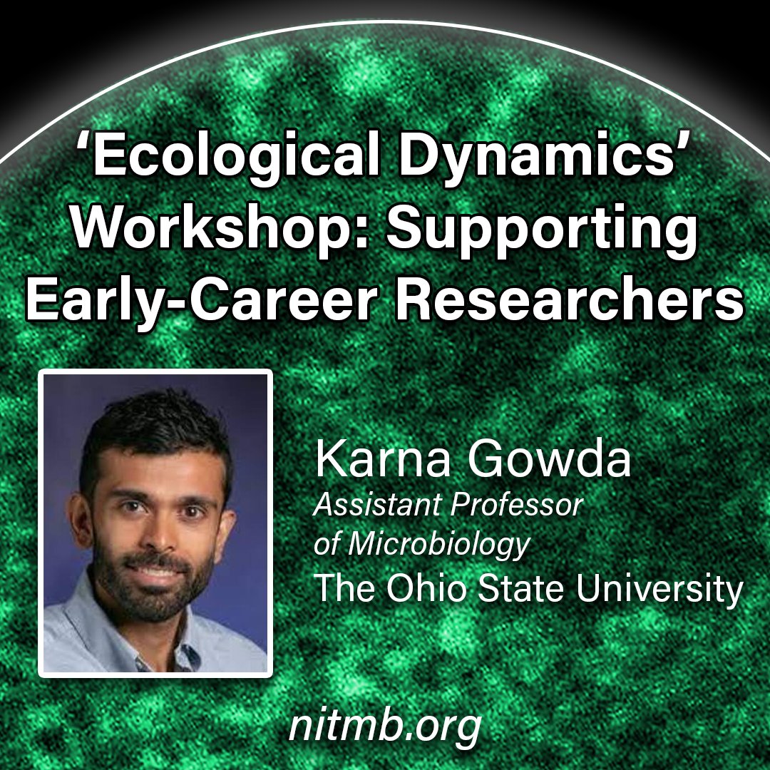 How did the Ecological Dynamics of Microbial Communities: new approaches workshop benefit early career researchers?

See what made this workshop valuable to early career researchers with insights from Karna Gowda @KarnaVGowda, Assistant Professor of Microbiology at @OhioState