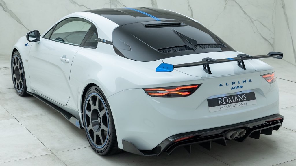 If you want the most special Alpine 110, you want the 110 R Le Mans. Only 100 worldwide, 20 in the UK and 1 at Romans.