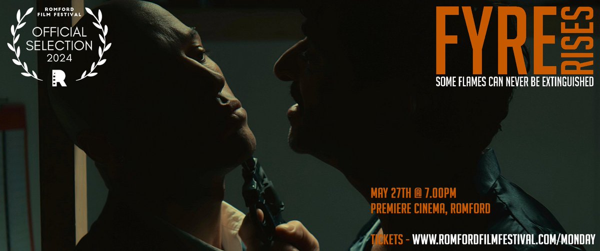 Tickets are available at: romfordfilmfestival.com/monday

#countdown #bankholidayweekend - @romfordfilm is holding a movie marathon from around the world at the @premiereromford including @fyrerises on the 27th May at 7pm.   

#supportindiefilm #rickygrover #uk