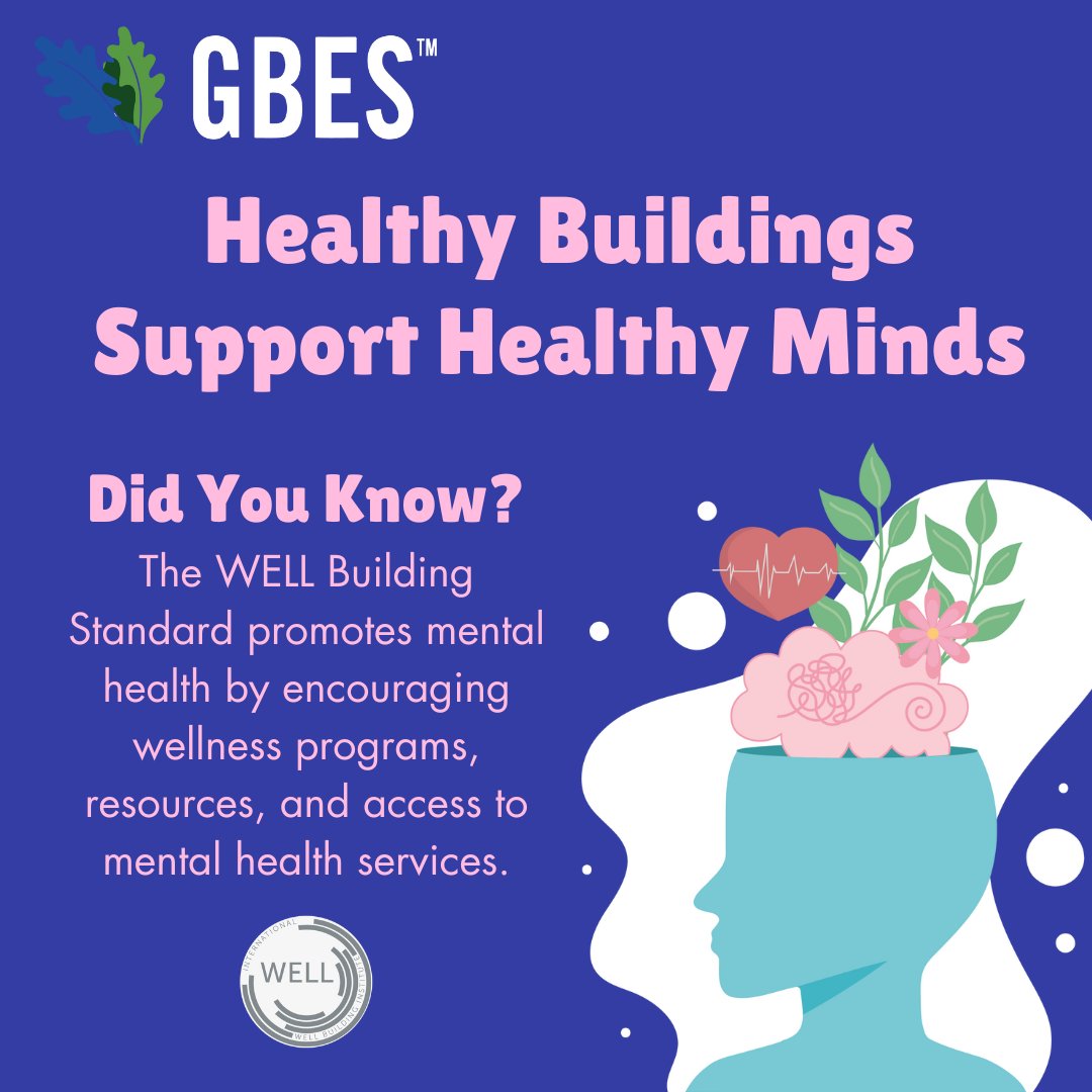 May is Mental Health Awareness Month.

Join over 20,000 WELL APs in building a healthier future.
Learn more at gbes.com

#MentalHealth #WELLAP #MentalHealthAwarenessMonth #HealthyBuildings #HealthyMinds #WELLBuildingStandard