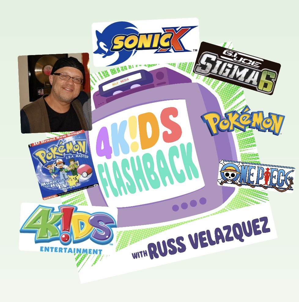 This week at patreon.com/4kidsflashback, hear our interview with @JonathanToddRos a week early and ad-free! We talk Marik, Sid Jones & much more. And go behind the scenes of the music at #4kids with Russ Velazquez at 4kidsflashback.com/subscribe #anime @4KidsFlashback #yugioh #pokemon