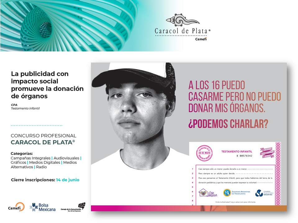 CONCURSO PROFESIONAL: Si tu organización apoya alguna causa, participa en el Caracol de Plata. Tienes hasta el 14 de junio Bases: shorturl.at/svH69 Programa del @cemefi en colaboración con el @BMVmercados y el @ConsejoCC