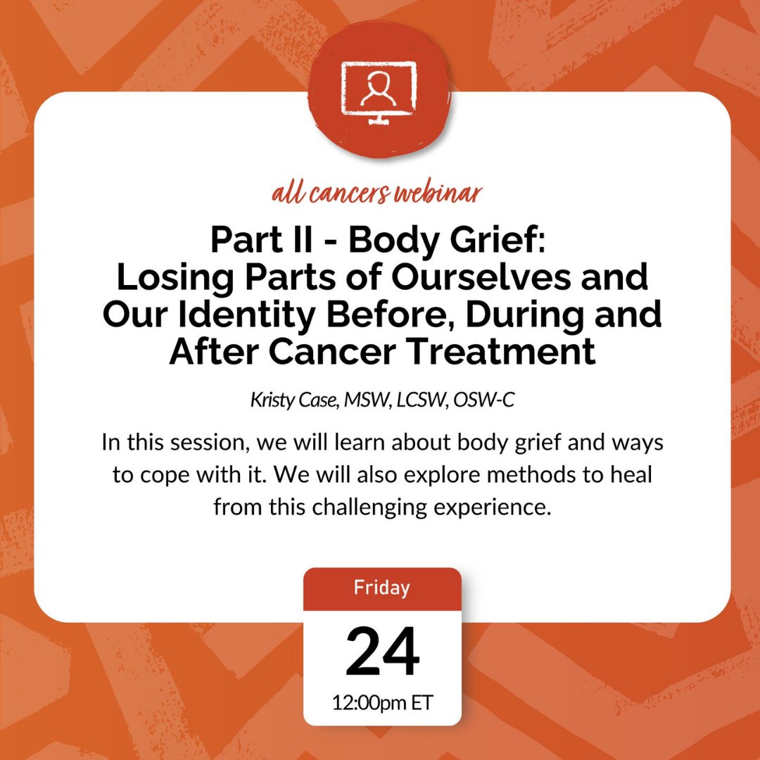 Next week at @SHARE, our experts will discuss updates on #CervicalCancer and foster an eye-opening discussion about identity, societal pressures, and stressors that can affect us at any stage of cancer. Register for our programs for FREE: bit.ly/3FvPxY7 #CancerSupport