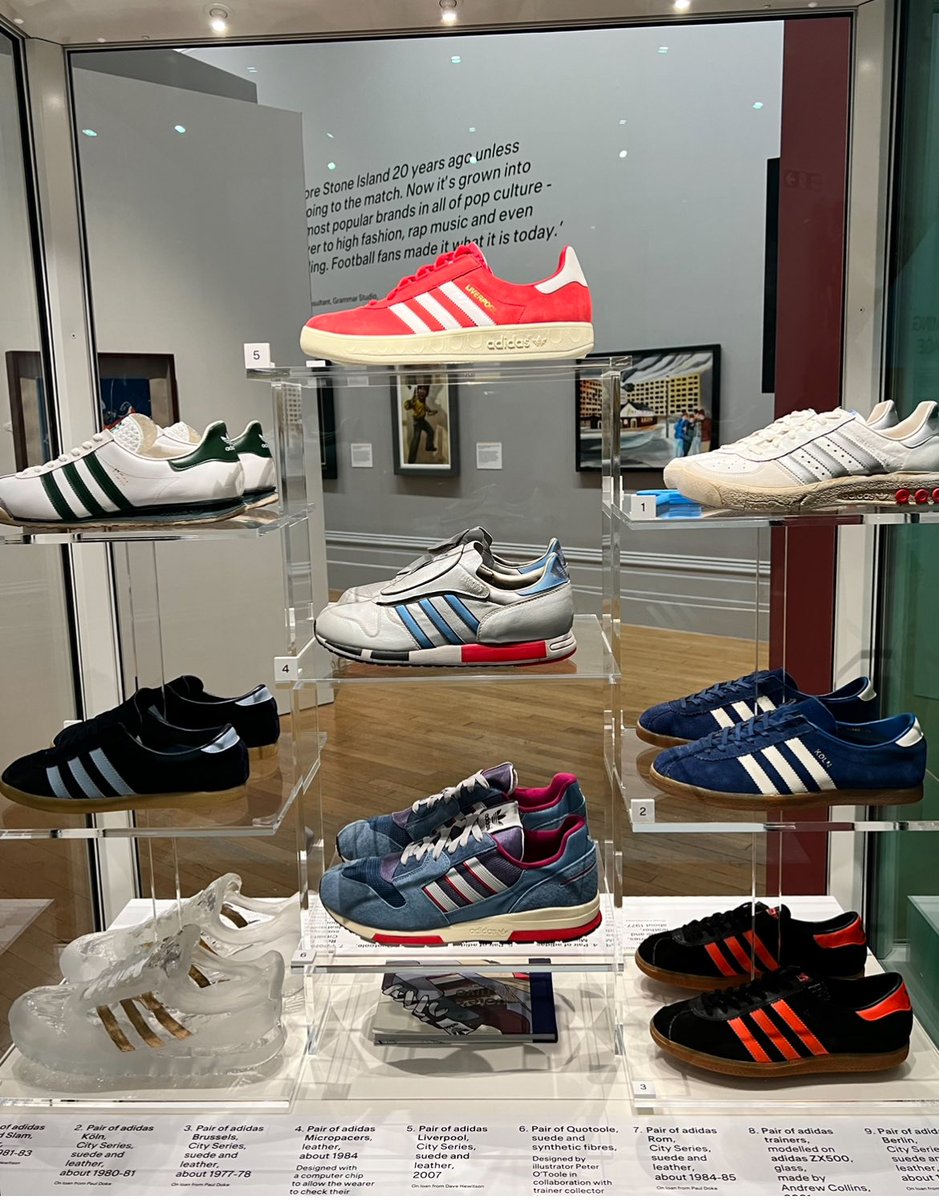 In the middle of writing a short article on adidas and Liverpool for a Norwegian magazine. It’s mad to think that before we all started wearing adidas training shoes in the late 70s, no one at all wore them on the streets. The culture that sprung up from wanting a pair of