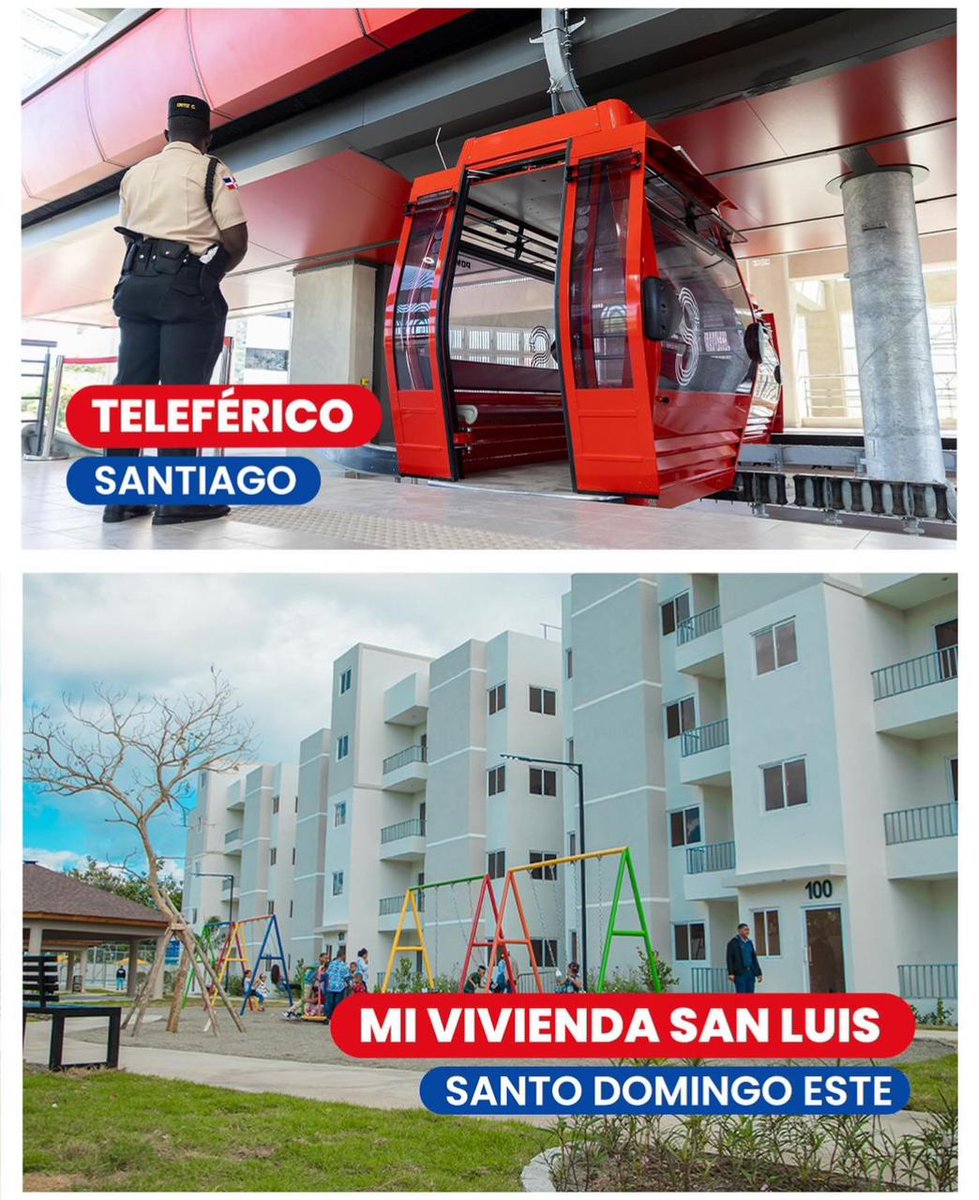 El teleferico de Santiago ha sido de las mejores obras para el transporte de la provincia de Santiago❤️, gracias a #LuisYRaquel!