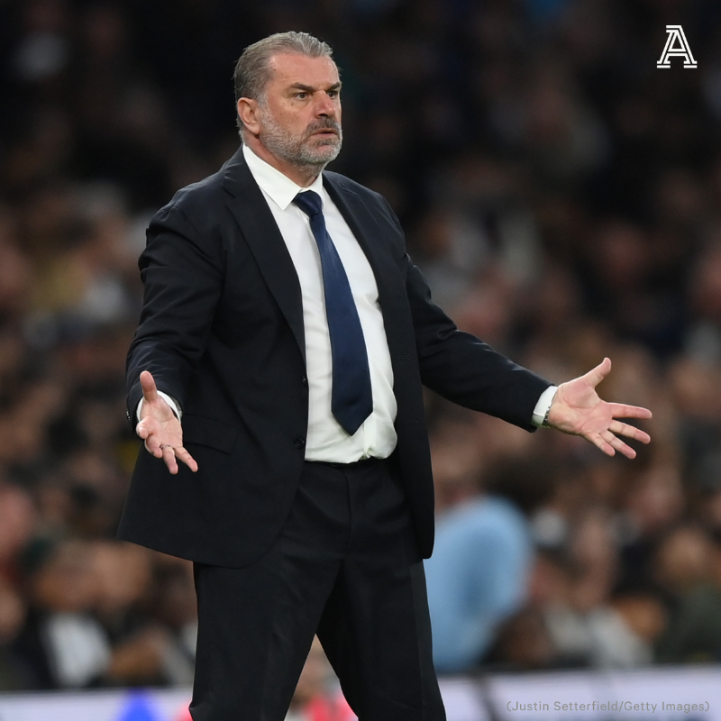 TheAthleticFC's tweet photo. After Tuesday's loss, a fuming Ange Postecoglou said he had learned #THFC's foundations were "fairly fragile" — but not necessarily due to events on the pitch.

@CDEccleshare and @JackPittBrooke explain what riled him and the possible implications of what he said.