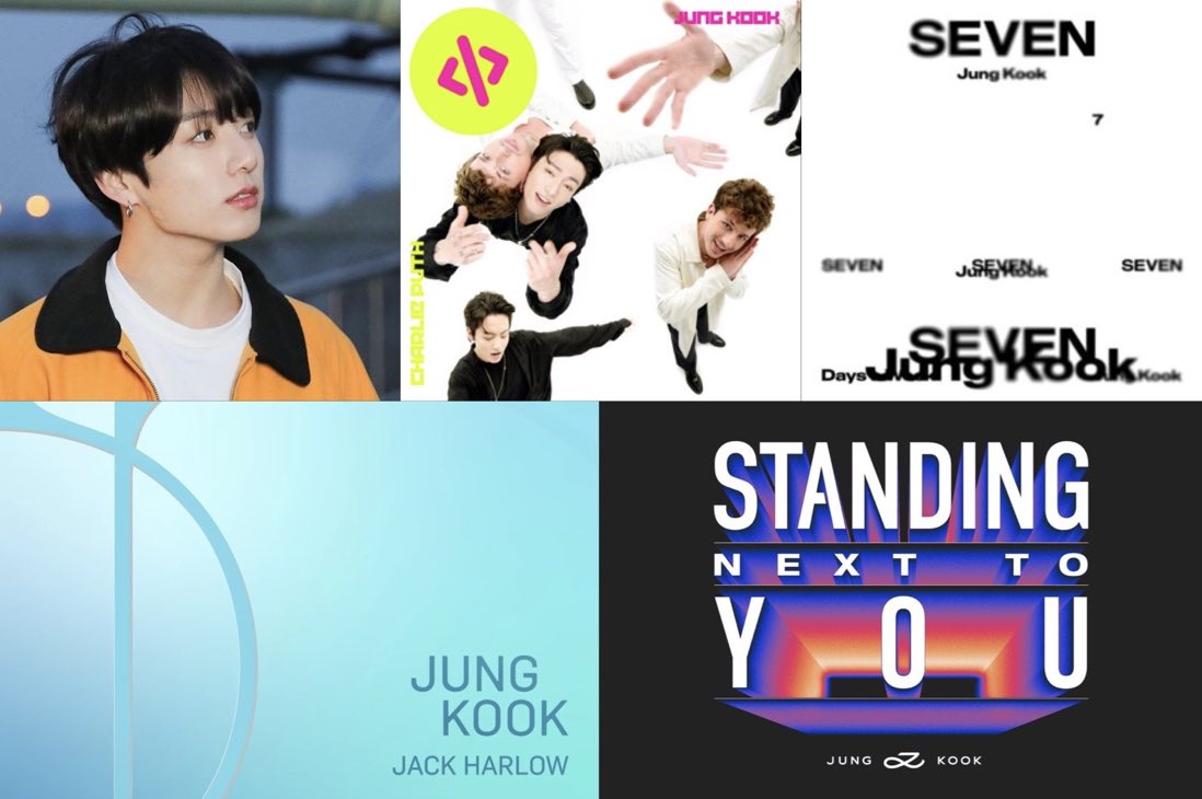 Jungkook is a quintuple million seller in the United States with songs Euphoria, Left and Right, Seven, 3D and Standing Next to You.

Having sold over 2 million units, Seven also qualifies for double platinum certification.

CONGRATULATIONS JUNGKOOK ♡
DOUBLE MILLION SELLER SEVEN