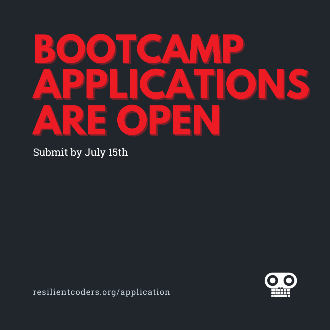 Applications are now open for our next cohort! If you know someone in greater #Boston / #Philly who wants to attend our free coding bootcamp that trains POC for high growth careers as software engineers (with a learning stipend), check out: bit.ly/4dKDvsT #CareerChange