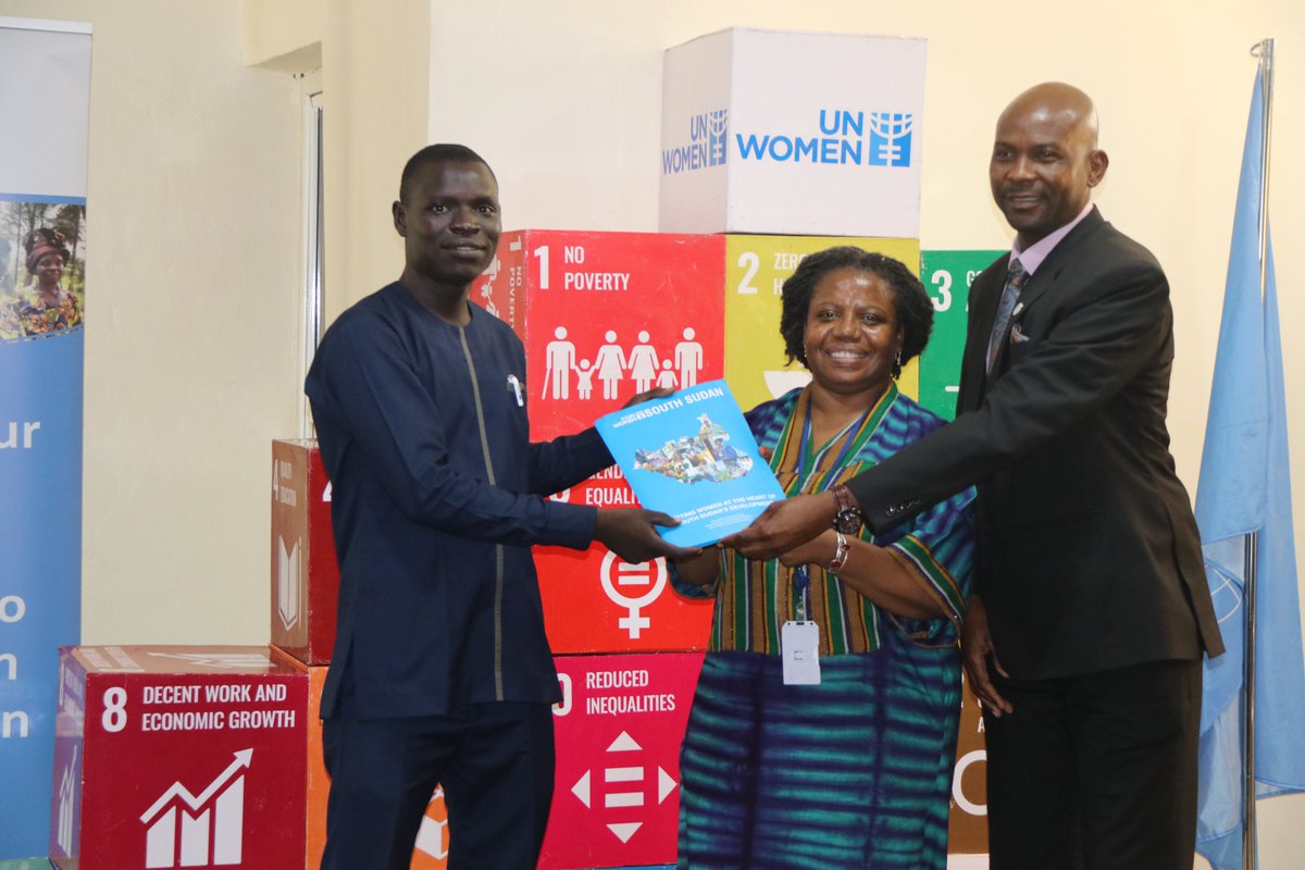 We have officially signed agreements with partners for the women's leadership and political participation project, funded by @un_southsudan. A big thanks to the Ministry of Peace Building for their support. Together, we're empowering women for a sustainable peace. #PeaceBuilding