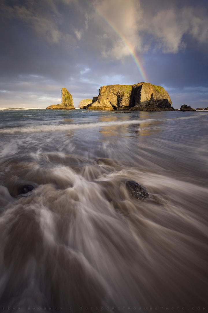 We had some great light and a rainbow on the Oregon coast back in early April. It was great to be there with my friend Adrian Klein.