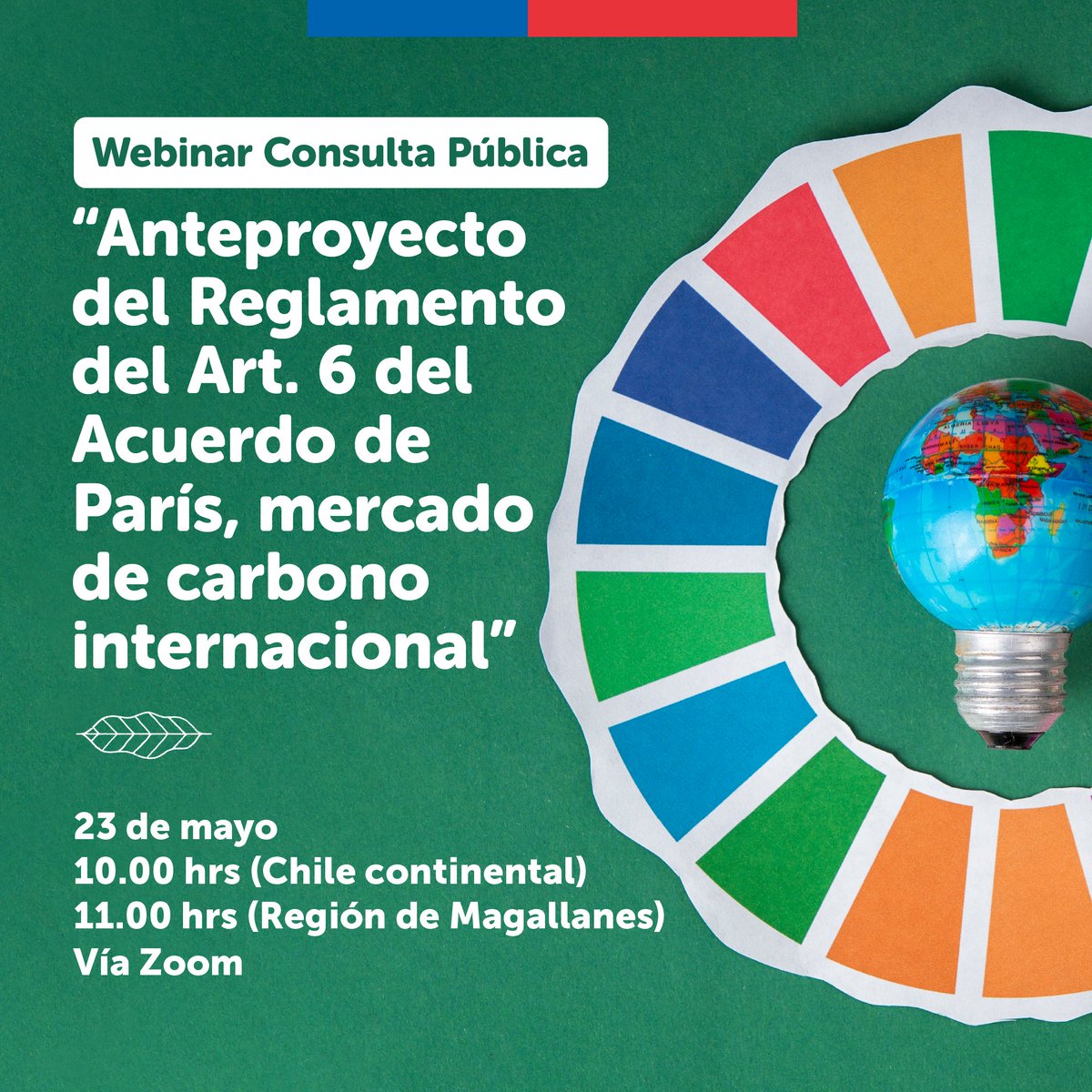 🔹¡Atención! 😲 Inició el proceso de consulta pública del anteproyecto del reglamento que regula los mecanismos del artículo 6 del Acuerdo de París. 🗓️ Participa el próximo 23 de mayo a las 10.00 hrs. ⏰ 📌 Inscríbete en: us06web.zoom.us/webinar/regist…