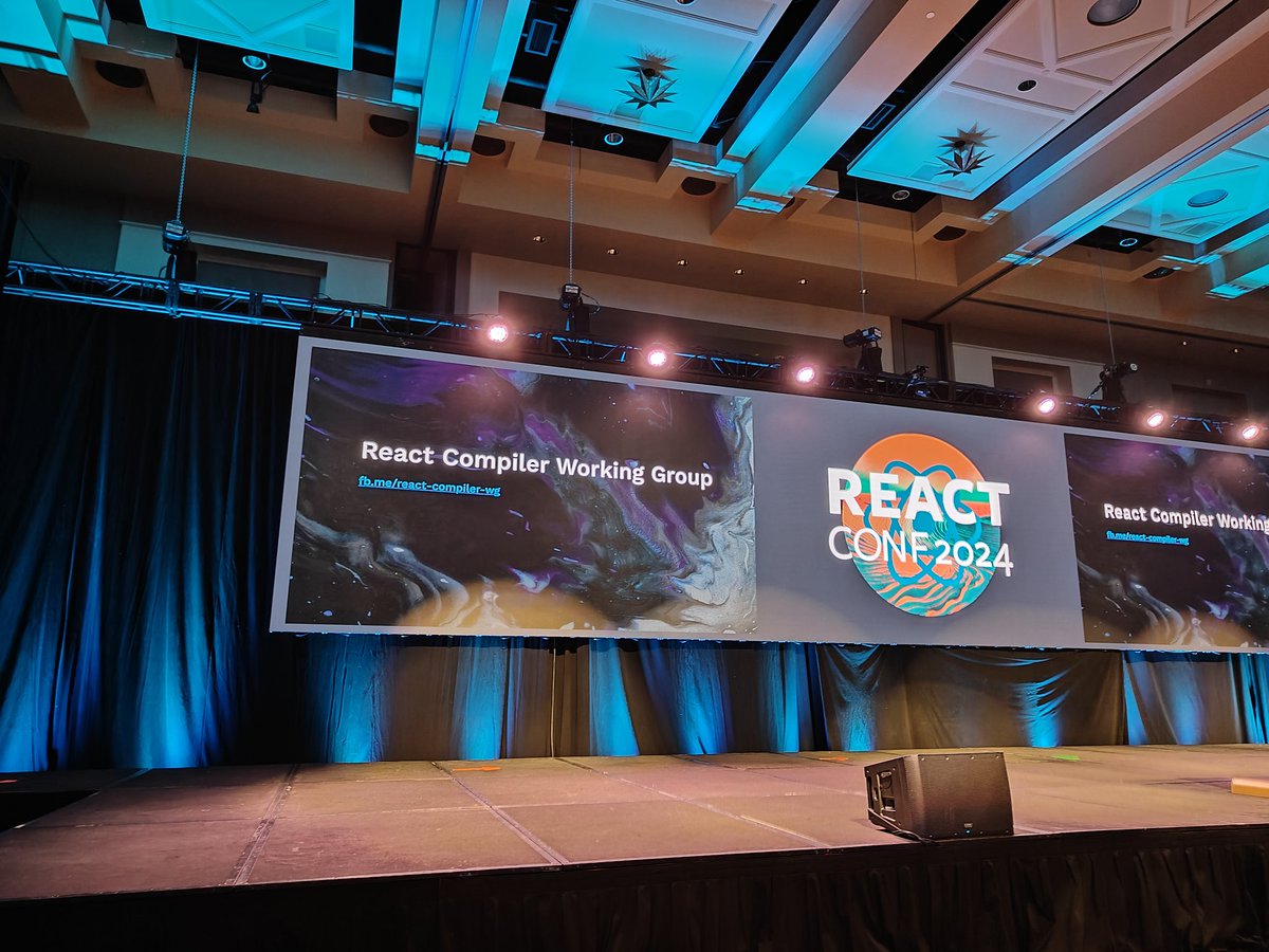 Awesome talk by @potetotes explaining how the React compiler works, @potetotes Are the extensions you used to check the output of the compiler and what's memoized available? By the way, they are launching a working group to help adopting the compiler so check it out