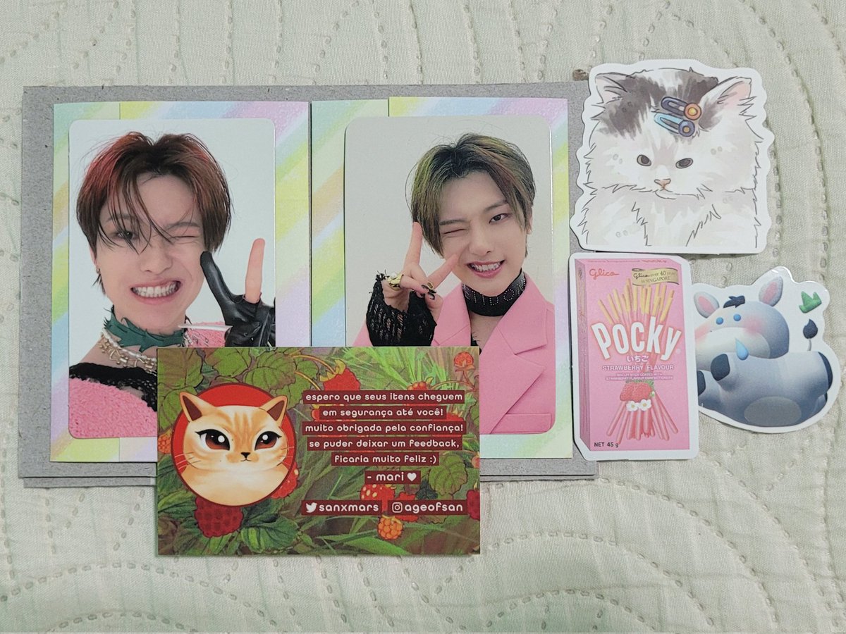 lackycollector's tweet photo. Feedback positivo para @sanxmars que fez a caixa ina e me ajudou a trazer meus cards para casa em segurança. Foi tudo tranquilo e bem organizado, muito obrigada!! 💗 https://t.co/PNaH0V519n