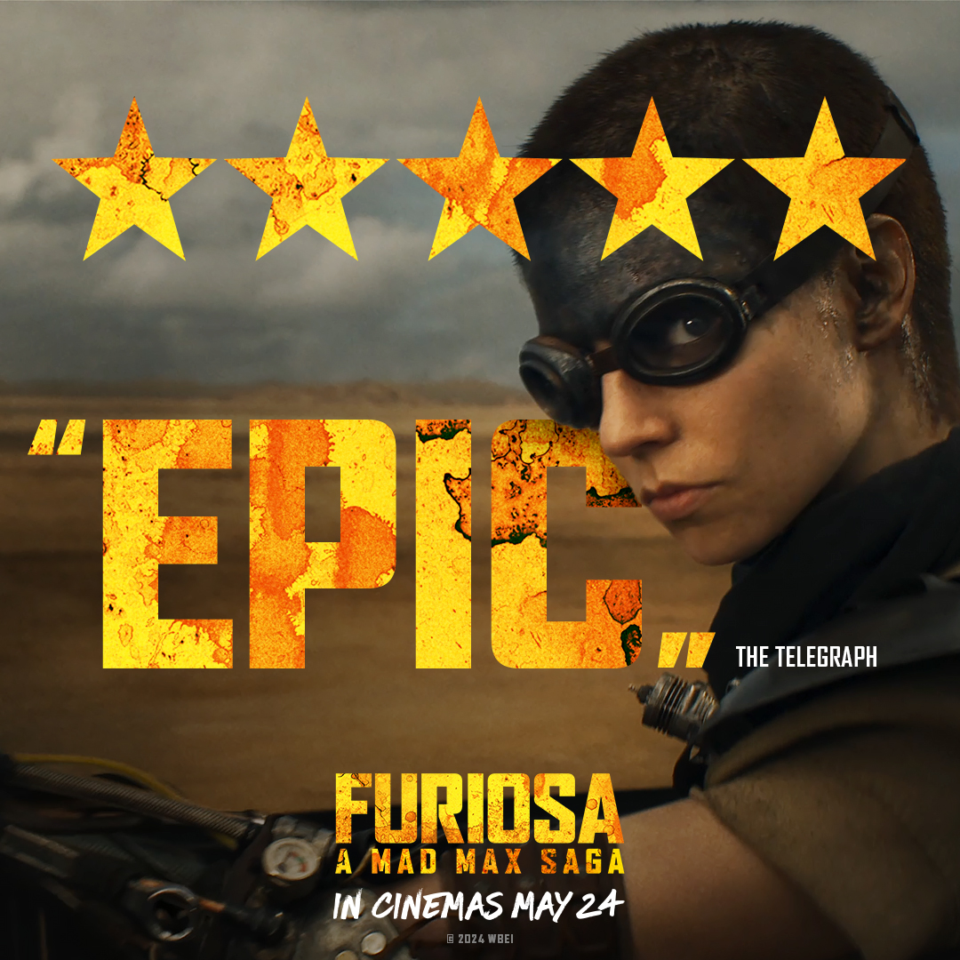 Believe the hype! Don't miss #Furiosa: A Mad Max Saga in cinemas May 24.