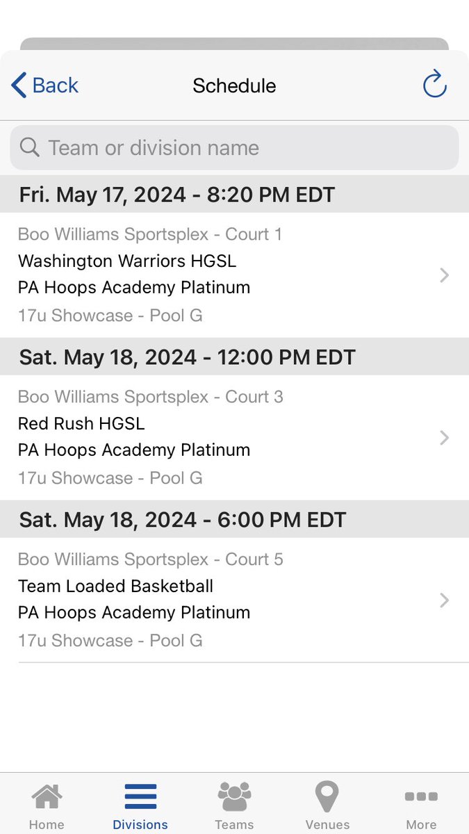 17U Platinum will be competing at Southern Jam Fest! Versatile players on this roster who can help a college program! 
  
Friday 8:20 PM
Boo Williams Ct 1