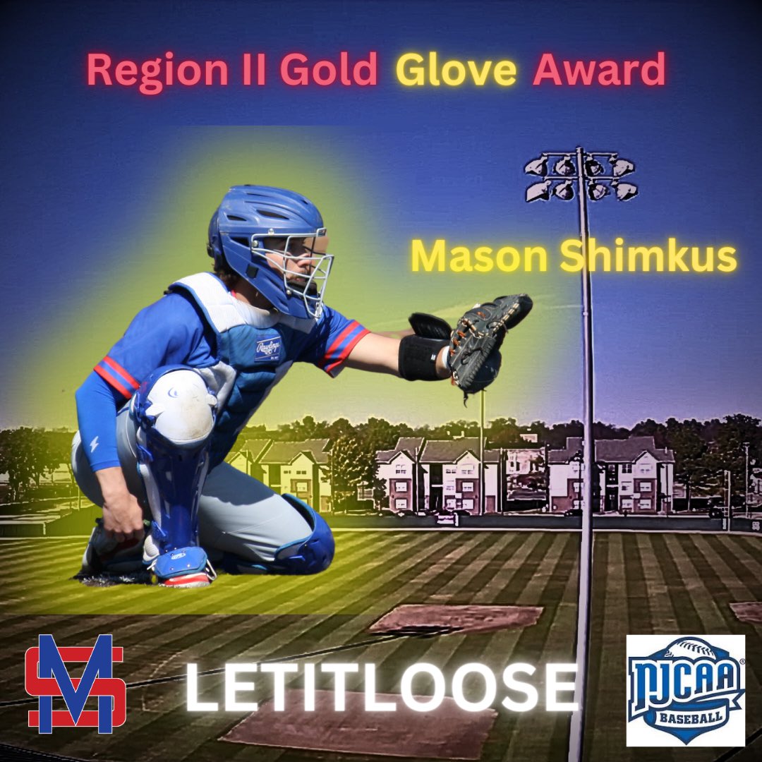 Aggie Baseball (@msc_baseball) on Twitter photo Congrats to <a href="/shimkusmason/">Mason Shimkus</a> on winning the Gold Glove Award at catcher in Region II‼️
#LetItLoose Congrats to <a href="/shimkusmason/">Mason Shimkus</a> on winning the Gold Glove Award at catcher in Region II‼️
#LetItLoose
