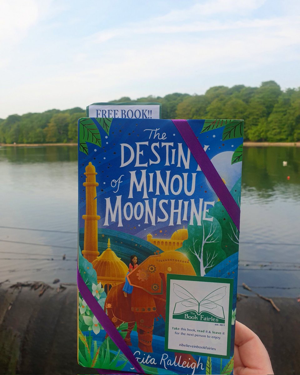 A copy of 'The Destiny of Minou Moonshine' by @storyvilled is waiting to be found at Roundhay Park in Leeds 📖🧚‍♀️ @_ZephyrBooks @vintagebooks @the_bookfairies #IBelieveInBookFairies #BookTwitter #Leeds
