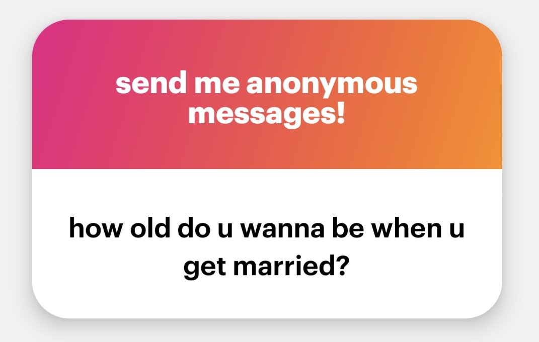 Honestly I don't have an age.. maybe by 50.. 🤣🤣 ngl.link/oopsimwet