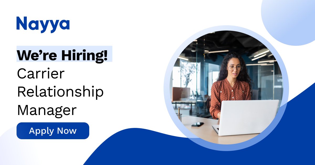 🚨 Join Nayya as a Carrier Relationship Manager! Cultivate carrier relationships, drive expansion, and develop strategic plans. SaaS benefits experience required. Apply now! nayya.com/career?gh_jid=… #Nayya #Hiring #CarrierRelationshipManager