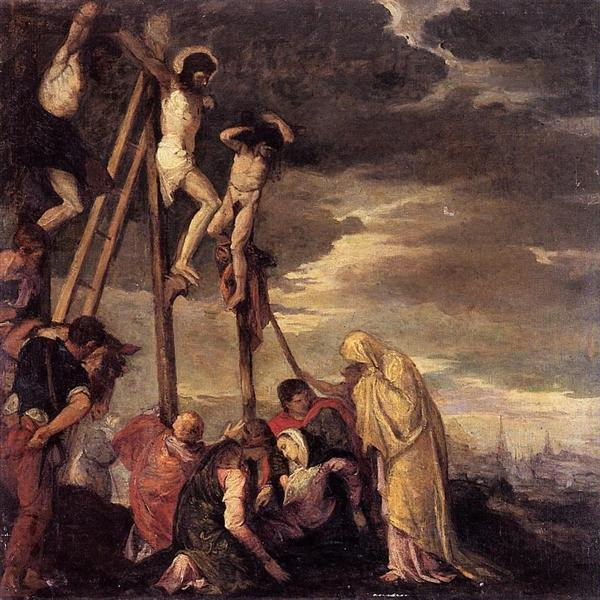 Calvary (after Veronese)
Berthe Morisot
Date: 1858
Style: Realism
Genre: religious painting
Media: oil, canvas
Location: Private Collection