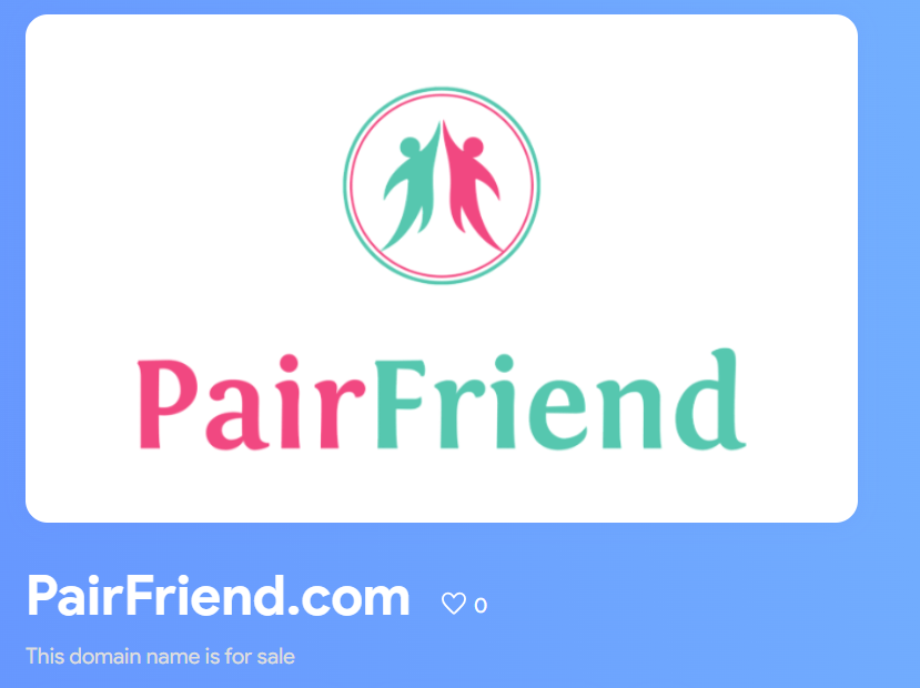 Premium domain for sale! 

#domain #domains #pairfriend #friend #domainsale #domainforsale #DomainNameForSale #domainname #atom @squadhelp #squadhelp #pair