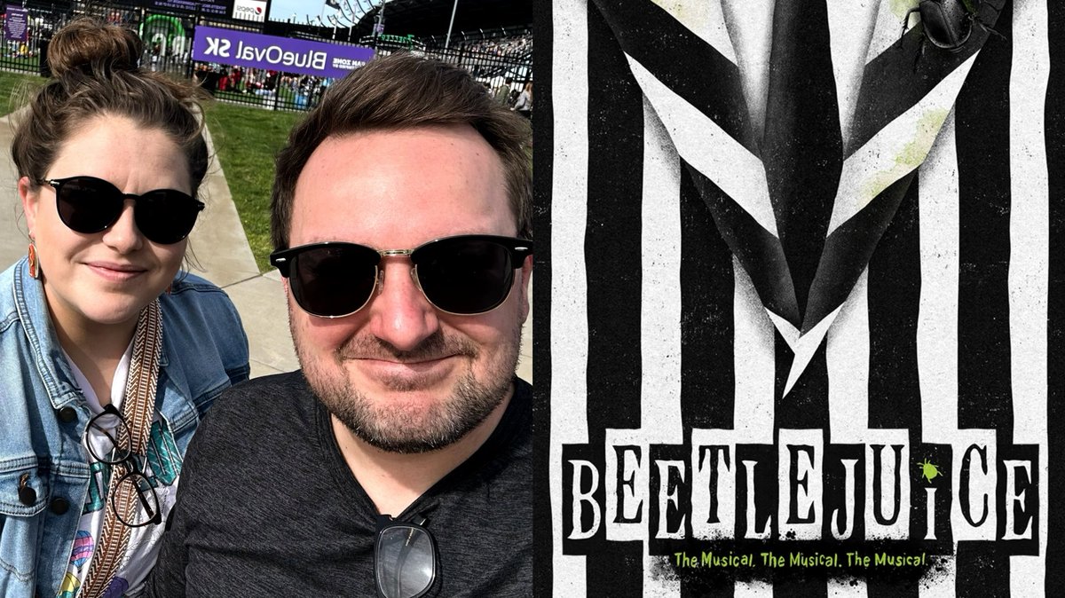Been having a “my head is going to explode” kind of week…so of course @ashleyalive became Super Wife and surprised me with Beetlejuice tickets. I couldn’t ask for better partner, not because she got me something rad, but because she’s always there with a hot tag when I need it