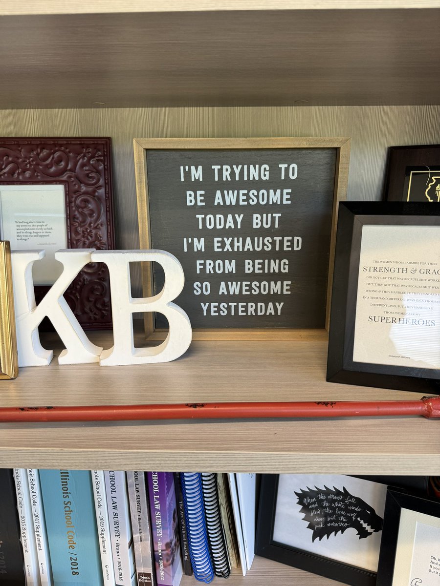 Just keep swimming and being awesome! Thank you to all our Pk-12 educators, board members, parents, stakeholders and more for being awesome!