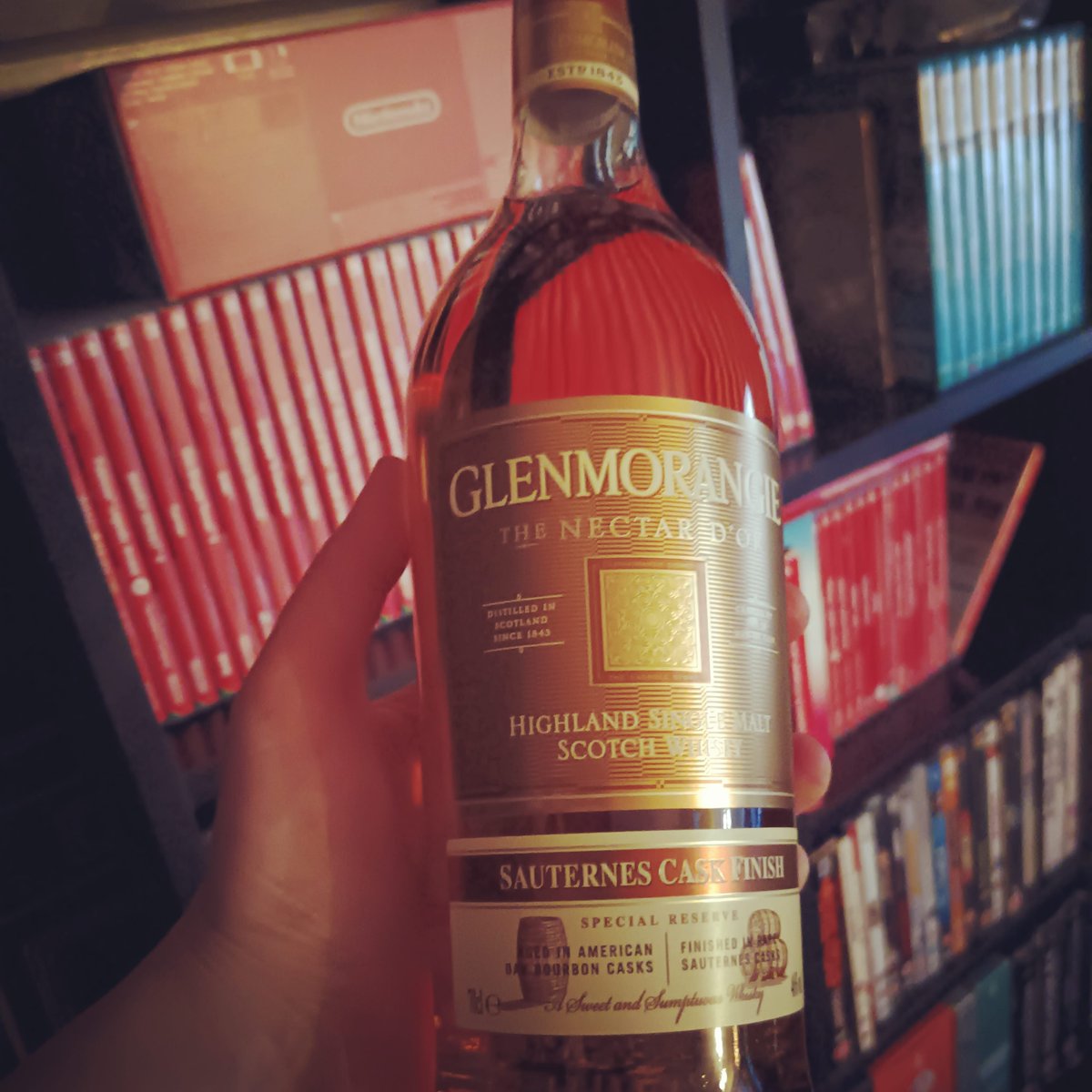 Celebrating some accomplishments tonight with Glenmorangie nectar d'or (sauternes cask) #Scotland
