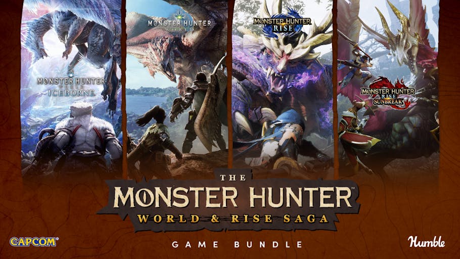 Humble Bundle currently has a bundle for Monster Hunter Rise: Sunbreak deluxe edition and Monster Hunter World: Iceborne deluxe edition for $30. My partner link if interested: humblebundle.com/games/monster-…