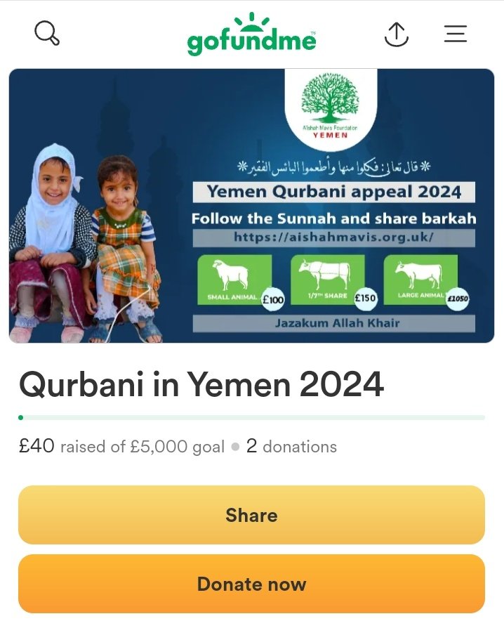 Welcome everyone! If you don t know, #Yemen is forced into a forced famine due to the US aid ban. Please help and donate so that we can distribute sacrificial meat to 500 very poor families in Yemen. Donate any amount, even if it is small. gofund.me/107a6464 🔁🤲🏻🙏🏻😔