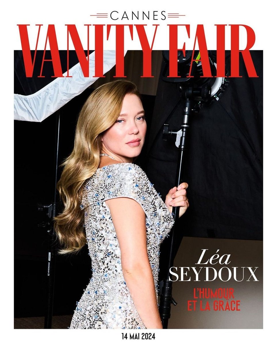 VANITY FAIR France Lea Seydoux レアセドゥ Léa Seydoux covers the Cannes issue of Vanity Fair France, 14th