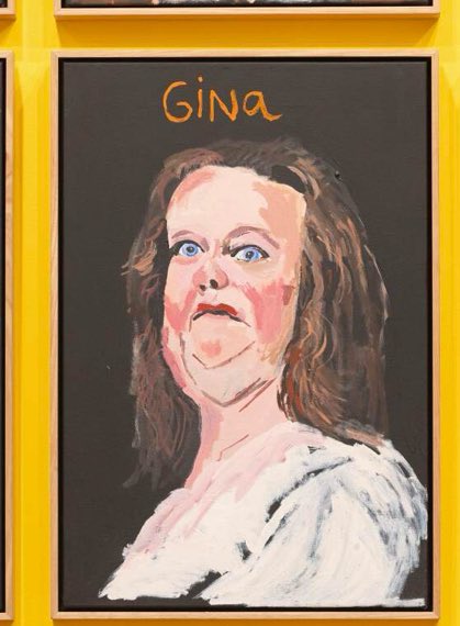 Gina Rinehart HATES this portrait and is trying to get it removed from the National Gallery. So please don’t retweet it or show it to anybody ok? That could piss her off #auspol