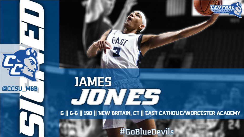 Let’s take the time to welcome James Jones to the community as we are so excited for him to join our Blue Devil family!

#CCSUMBB
#BLUEDEVILFAMILY