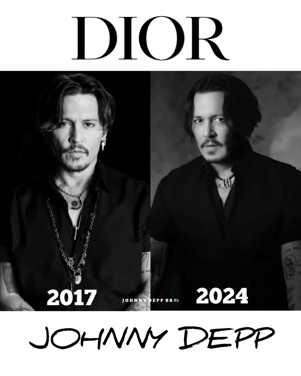 ✨️ Johnny Depp for Dior - 2017/2024. THANK YOU DIOR 💙 @Dior #Dior #DiorBeauty