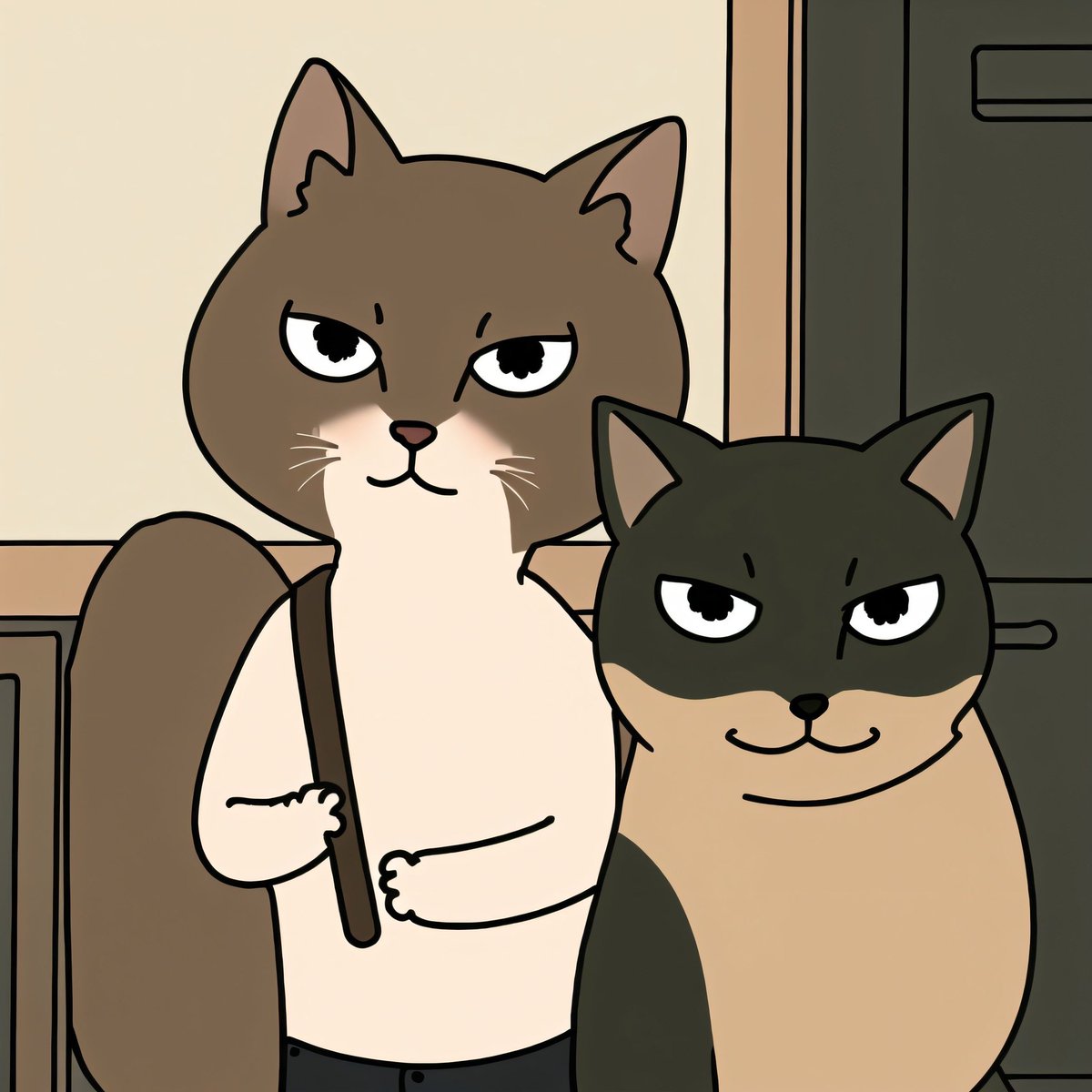 squirrel_meme's tweet image. 🐿️🐿️ or 🐈🐈