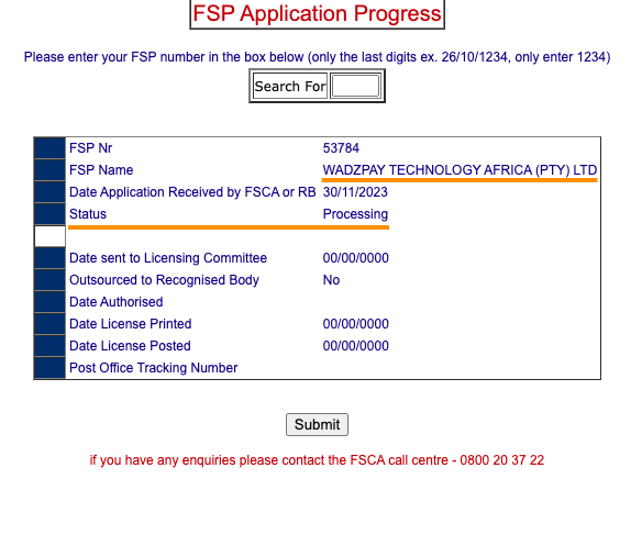 MrWadzWick2020's tweet photo. @Anish_tweeets AMA In Feb: They Are 1-2 Months Away From Receiving The License (FSP) in South Africa.🇿🇦
@WadzPay

Now It Looks Like We Are Almost There!🔥 $WTK

🇦🇪- VARA✅
🇿🇦- FSP ⌛️

Remember This From FSCA (Financial Sector Conduct Authority) Of South Africa:⬇️🔥🇿🇦#WTK https://t.co/jdEHpi5NoN