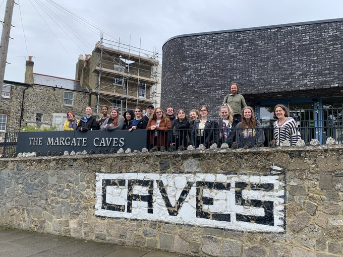 Our 3rd year students are handing in their final assignments around now. It was great to celebrate with them this week - and yes, we all got some writing done in the caves!