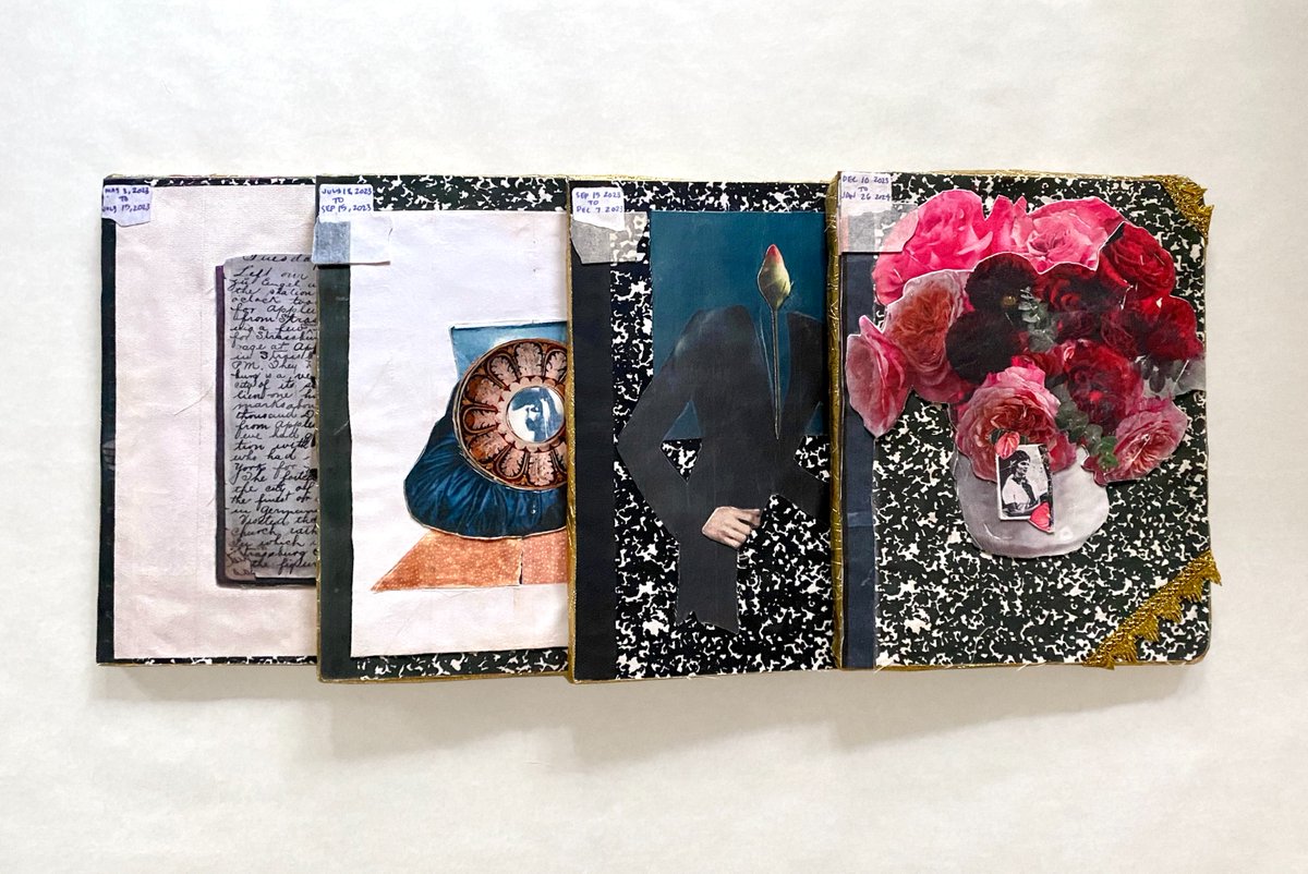 Have you seen the current art exhibit "Notebooks" yet? This incredible installation is on display for one more week! Stop by the Dadian Gallery and walk through the captivating mixed-media imagery, vulnerability, and documentation. luceartsandreligion.org/exhibitions