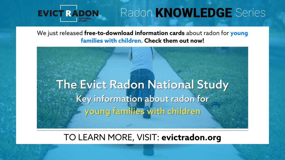 🚨 Attention young families with children! We've just released free information cards on #Radon, a must-read for protecting your family's health. download yours now at the link in our bio! #EvictRadon #RadonTesting #RadonAwareness #ChildrensHealth
