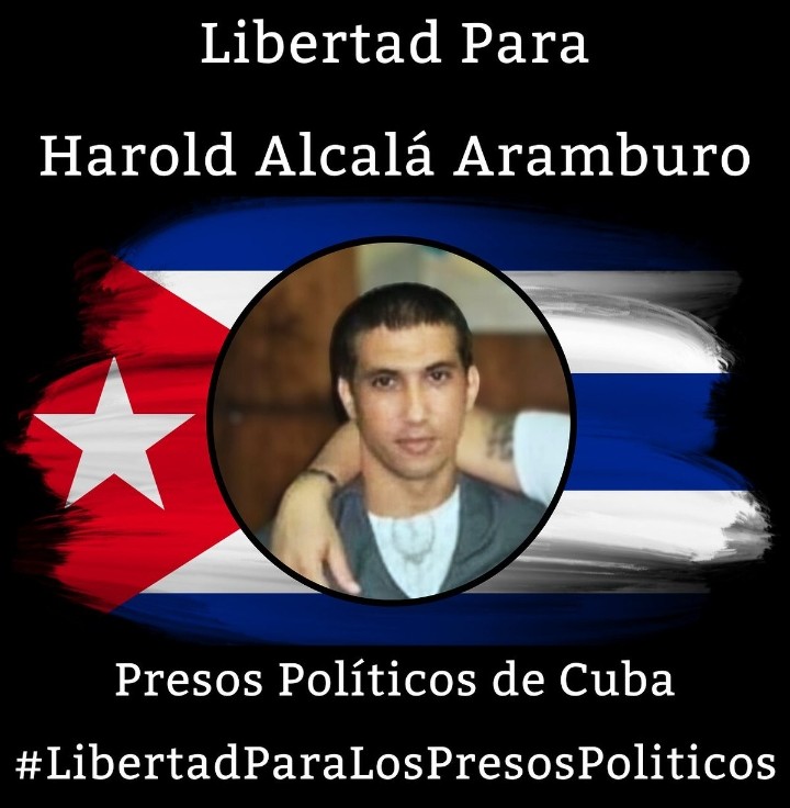 #Twitazzo por los #PresosDeCastro. Libertad para Harold Alcalá Aramburo. Su único delito fue pedir libertad. No lo dejemos solo. #LibertadParaLosPresosPolìticos #AbajoLaDictadura #HastaQueSeanLibres