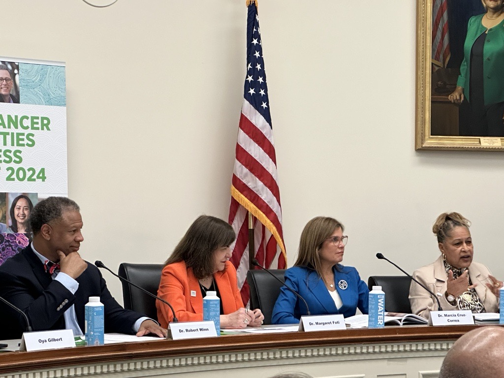 .@NCICRCHD Director Dr. Sanya A. Springfield participated in the release of @AACR's 2024 #CancerDisparities Progress Report at today’s congressional briefing. Thank you to Rep. @JoaquinCastrotx for your continued support of #CancerResearch!