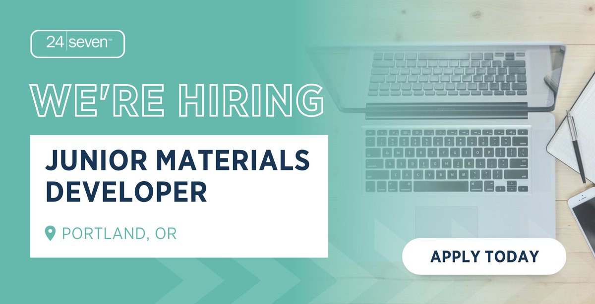 Our client is looking for a Junior Materials Developer! In this role, you will be tasked with building out, organizing, and maintaining the materials library. Sound like the perfect fit? Apply today! hubs.ly/Q02xgpGq0