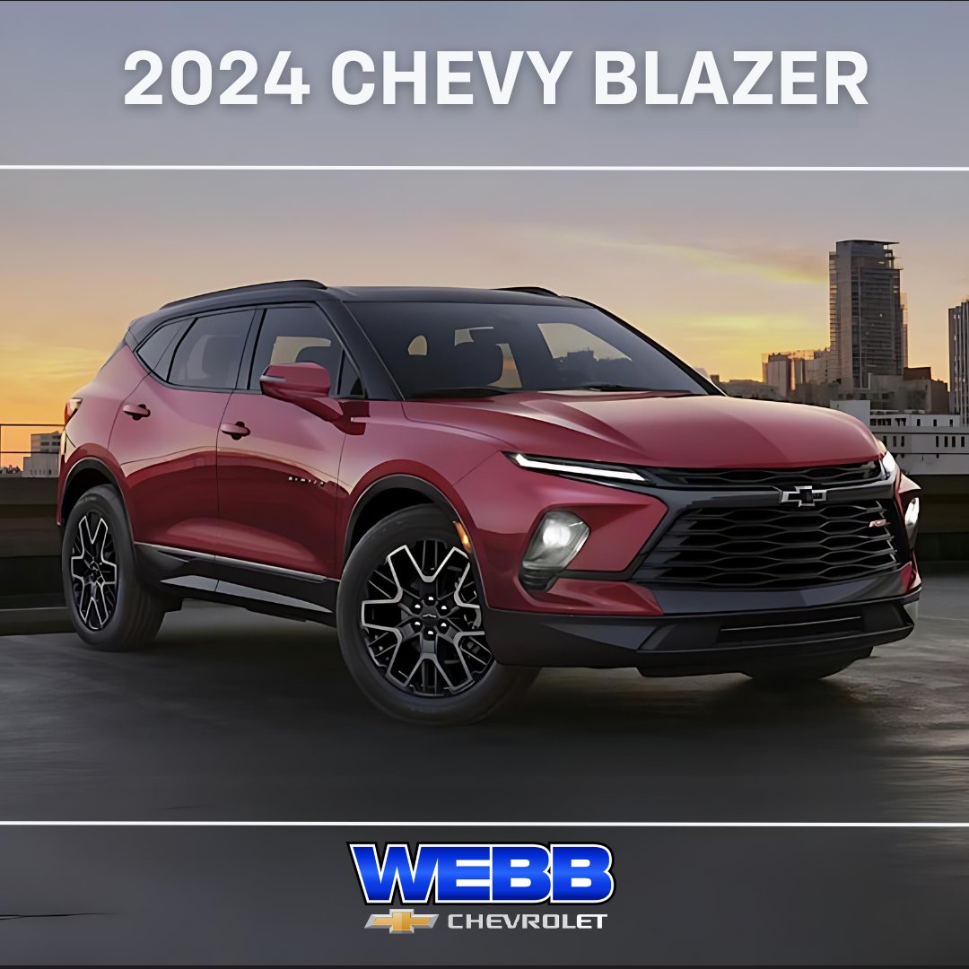 Unleash your inner athlete. Introducing the 2024 Chevrolet Blazer at Webb Chevy Plainfield! 
Shop Now: bit.ly/4bVd7er
-
-
-
#webbcars #WebbChevyPlainfield #ChevyBlazer #2024Blazer #MidSizeSUV #SportyStyle #ExhilaratingPerformance #ComfortableInterior  #AdventureReady