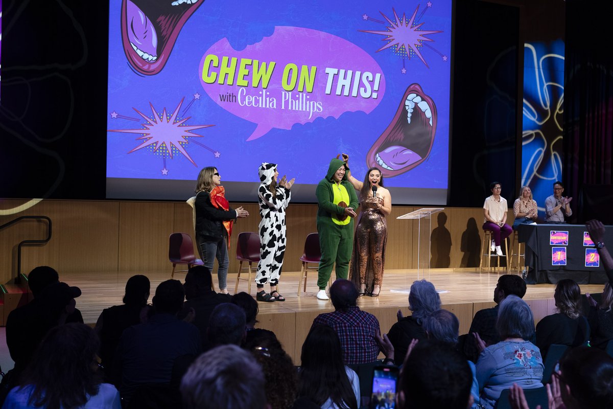 🍽️ Join us for 'Chew on This: A Food Game Show' with Cecilia Phillips on May 29th at KQED! Foodies, get ready for fun challenges and tasty treats. Get tickets: bit.ly/3w3LZdP Apply to be on the show: bit.ly/3JwTHjG 📸 Photos by Estefany Gonzalez.