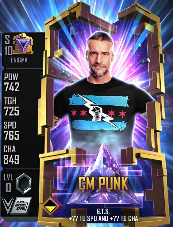 Yes, CM Punk is in the NEW Enigma Rarity! His first base card. #WWESuperCard